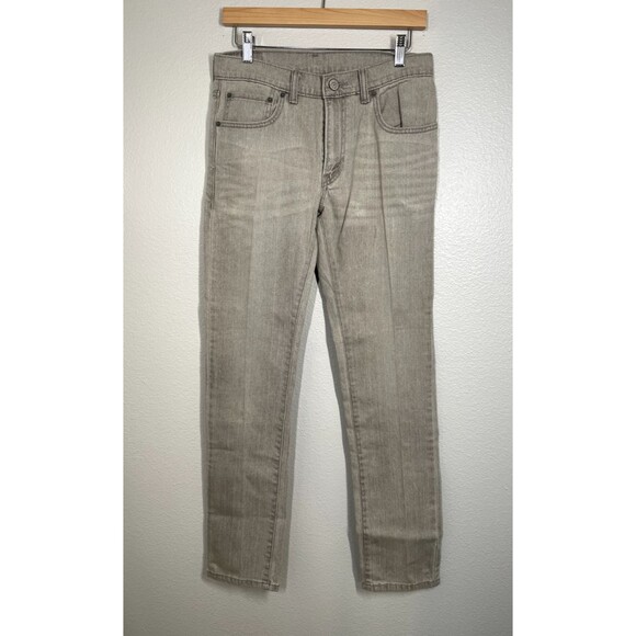 Levis 510 Skinny Jeans Boys Size 18 Regular 29 X 29‎ Gray Wash Denim EUC - Picture 1 of 7